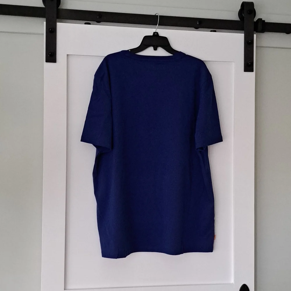 Timberland Organic Cotton Short Sleeve Tee Shirt with Logo - Picture 3 of 5